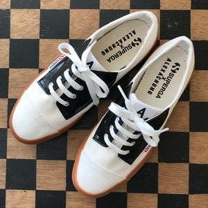 Superga x Alexa Chung Lace Up Low Top Sneaker